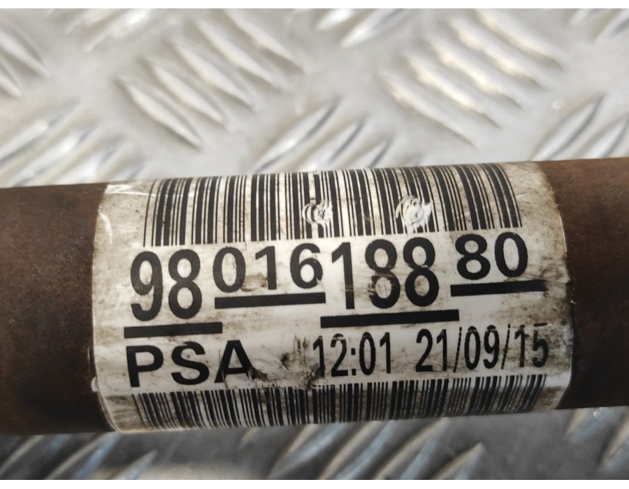 Recambio de transmision delantera derecha para citroën c5 berlina 1.6 hdi fap referencia OEM IAM 9801618880  