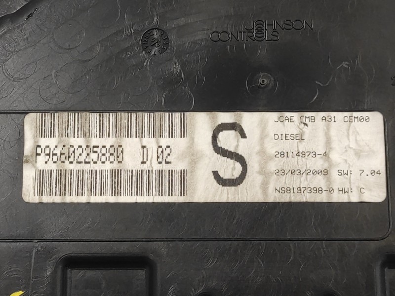 Recambio de cuadro instrumentos para citroën c3 1.4 e-hdi fap referencia OEM IAM P9660225880  9660225880