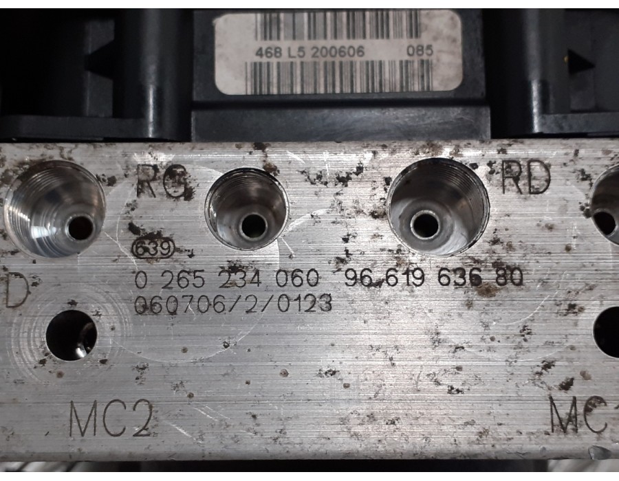 Recambio de abs para citroën xsara picasso 1.6 16v hdi fap referencia OEM IAM 0265234060 0265950330 9661963680