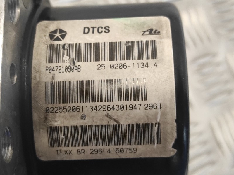 Recambio de abs para chrysler voyager (rg) 2.5 crd cat referencia OEM IAM P04721090AB 25092643323 25020611344