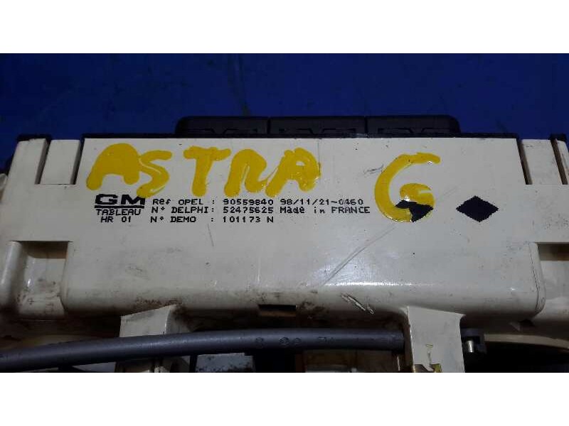 Recambio de mando climatizador para opel astra g berlina referencia OEM IAM 90559840  52475625