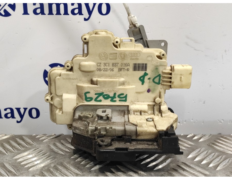 Recambio de cerradura puerta delantera derecha para audi q7 (4l) 3.0 v6 24v tdi referencia OEM IAM 3C1837016A  