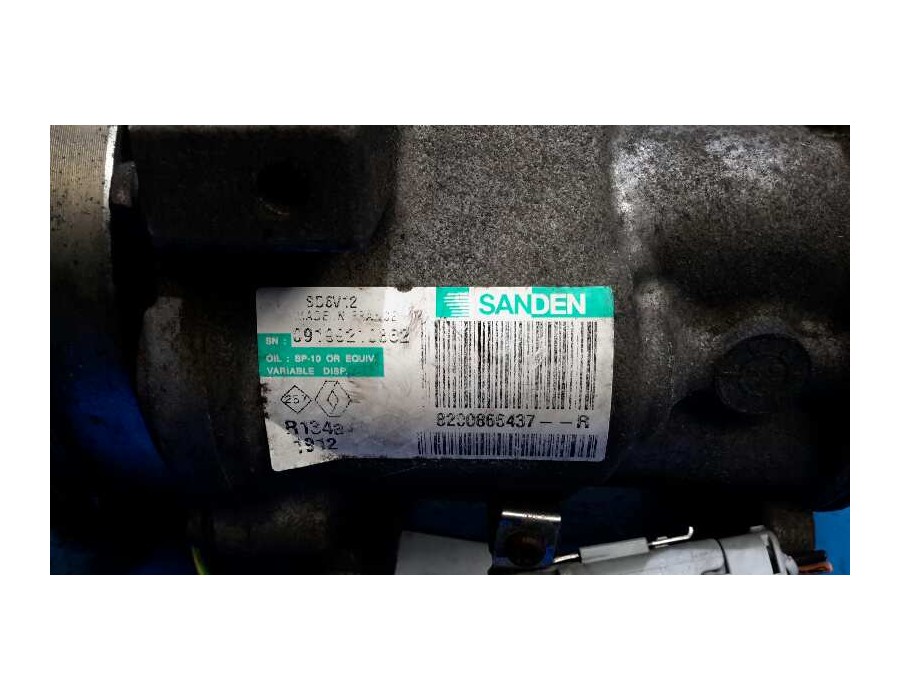 Recambio de compresor aire acondicionado para renault grand modus 1.5 dci diesel referencia OEM IAM 8200866437R  SD6V121912