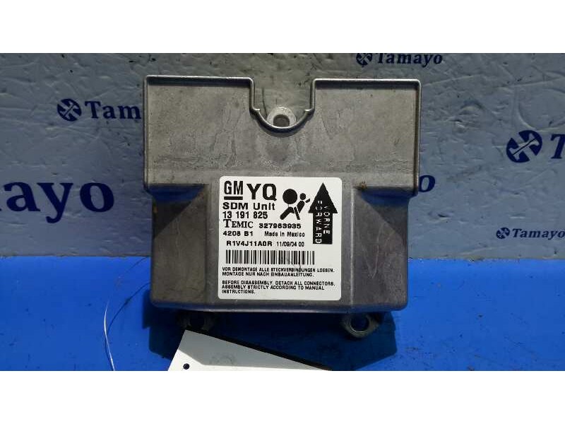 Recambio de centralita airbag para opel astra h berlina referencia OEM IAM 13191825  327963935