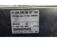 Recambio de centralita motor uce para mercedes-benz clase s (w220) berlina 5.0 v8 24v cat referencia OEM IAM 0285458632Q01  0265 2