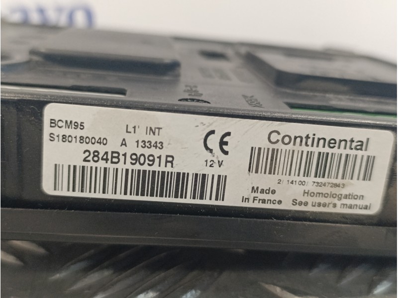 Recambio de modulo electronico para renault megane iii berlina 5 p 1.2 16v referencia OEM IAM 284B19091R  S180180040