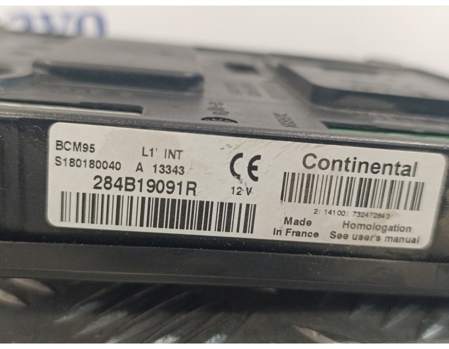 Recambio de modulo electronico para renault megane iii berlina 5 p 1.2 16v referencia OEM IAM 284B19091R  S180180040