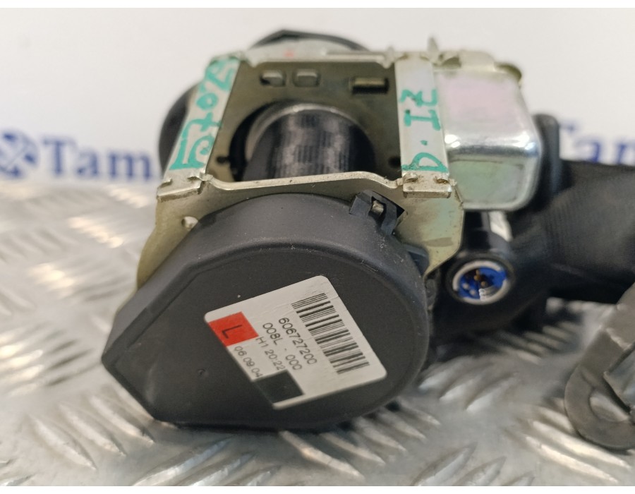 Recambio de cinturon seguridad delantero izquierdo para audi q7 (4l) 3.0 v6 24v tdi referencia OEM IAM 606727200  
