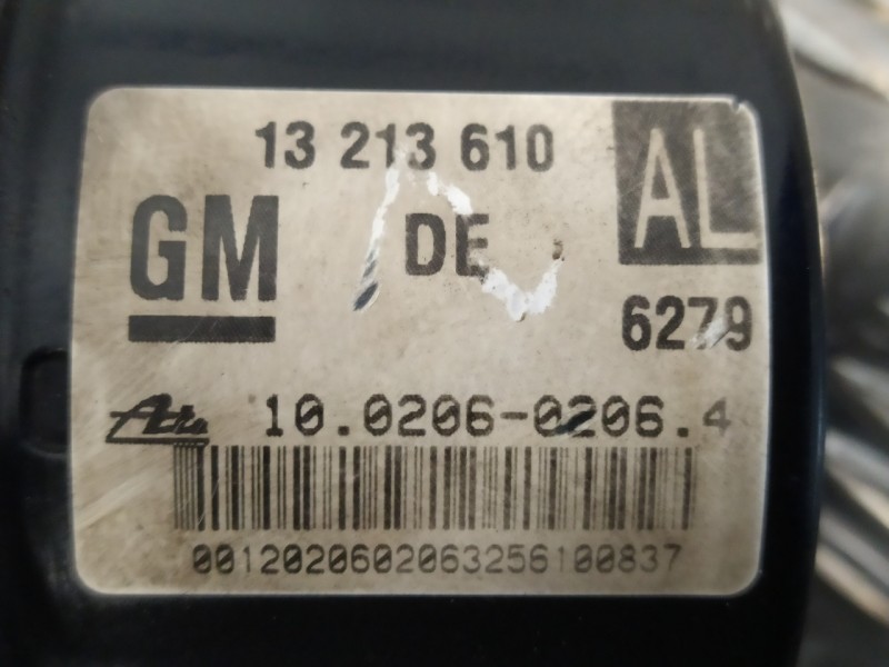 Recambio de abs para opel astra h berlina referencia OEM IAM 13213610 10096005483 10020602064