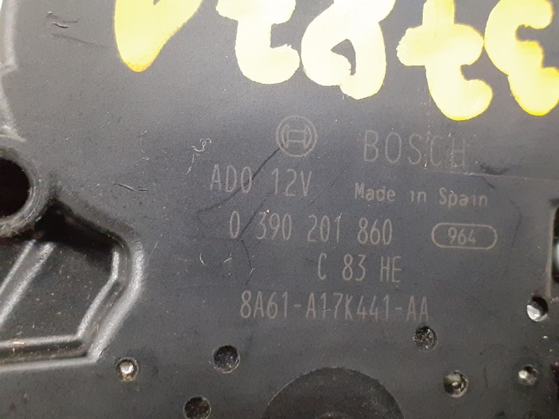 Recambio de motor limpia trasero para ford fiesta (cb1) 1.6 tdci cat referencia OEM IAM 0390201860  8A61A17K441AA