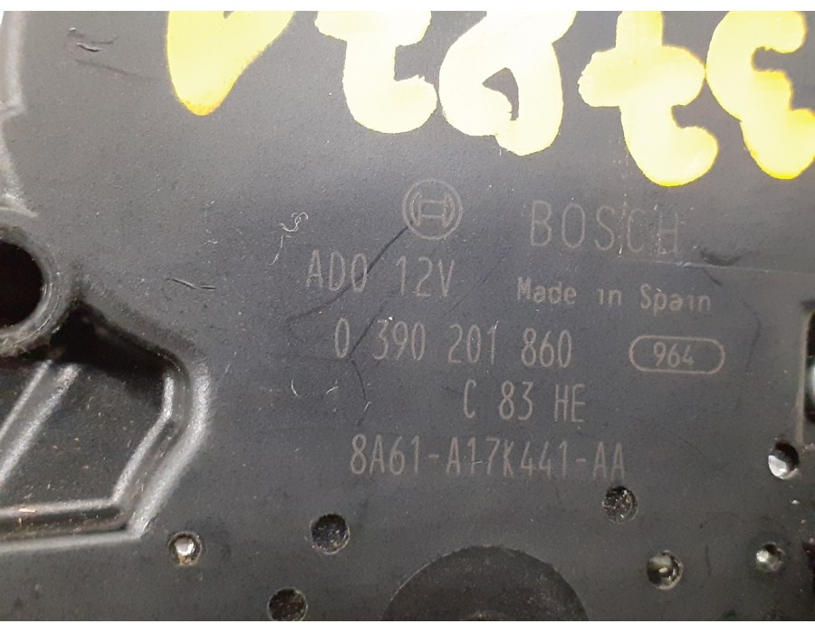 Recambio de motor limpia trasero para ford fiesta (cb1) 1.6 tdci cat referencia OEM IAM 0390201860  8A61A17K441AA