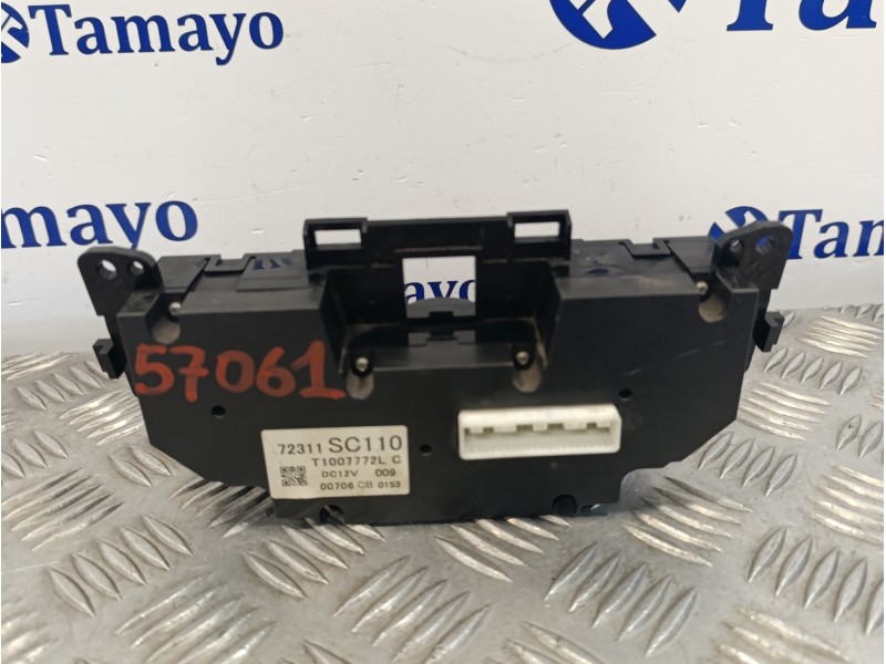 Recambio de mando climatizador para subaru impreza g12 2.0 diesel cat referencia OEM IAM 72311SC110  T1007772LC