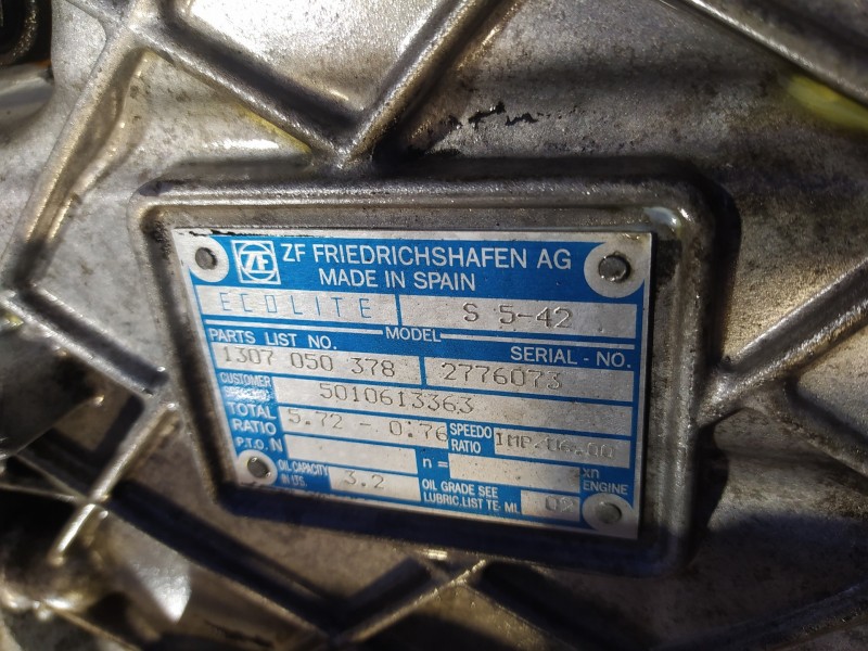 Recambio de caja cambios para renault 180.08-b 42aea3 referencia OEM IAM 1307050378 S542 5010613363