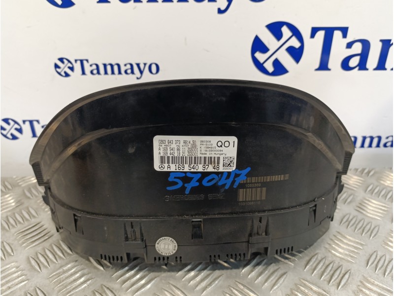 Recambio de cuadro instrumentos para mercedes-benz clase b (w245) 2.0 cdi cat referencia OEM IAM A1695409748 A1694421821 A169540