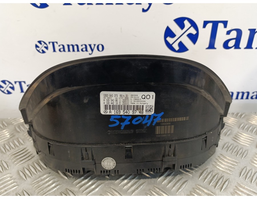 Recambio de cuadro instrumentos para mercedes-benz clase b (w245) 2.0 cdi cat referencia OEM IAM A1695409748 A1694421821 A169540