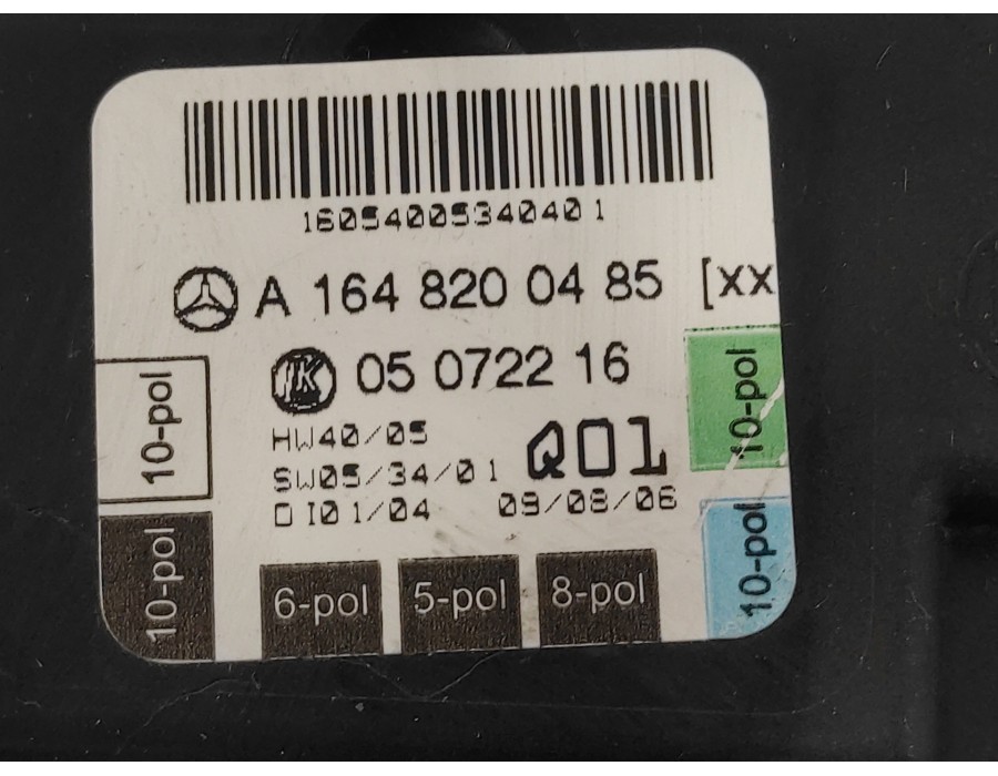 Recambio de modulo electronico para mercedes-benz clase r (w251) 320 cdi (251.022) referencia OEM IAM A1648200485  05072216