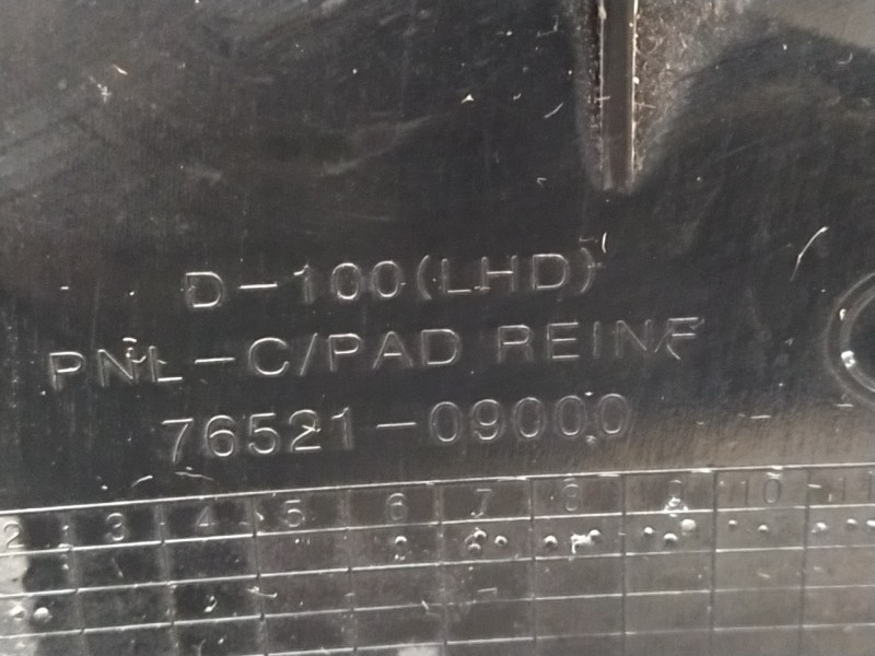 Recambio de salpicadero para ssangyong kyron 2.0 referencia OEM IAM 7650A09010  