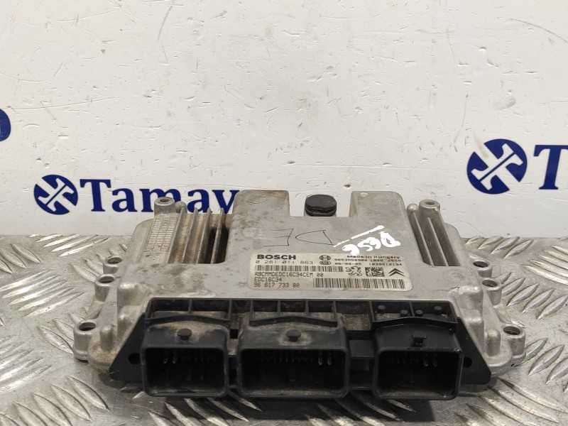 Recambio de centralita motor uce para citroën c4 berlina referencia OEM IAM 0281011863 EDC16C34 9661773380