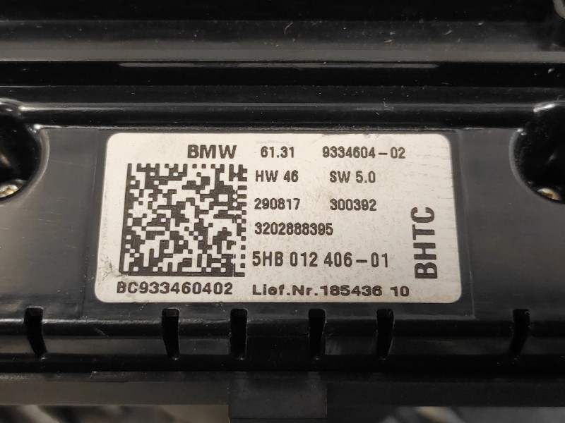 Recambio de mando climatizador para mini countryman (f60) referencia OEM IAM 61319334604  5HB012406