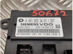 Recambio de modulo electronico para smart fortwo coupe 1.0 cat referencia OEM IAM A4519003401  5WK11517 2