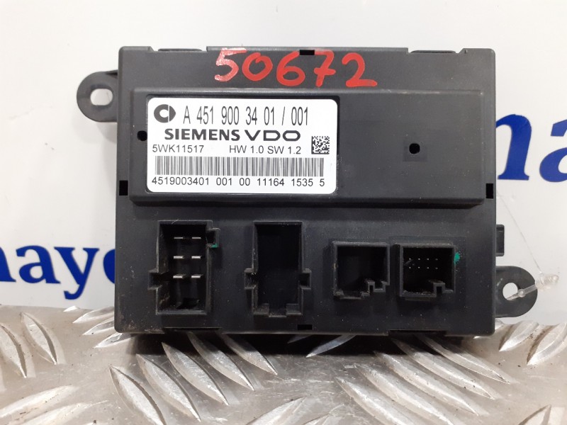 Recambio de modulo electronico para smart fortwo coupe 1.0 cat referencia OEM IAM A4519003401  5WK11517