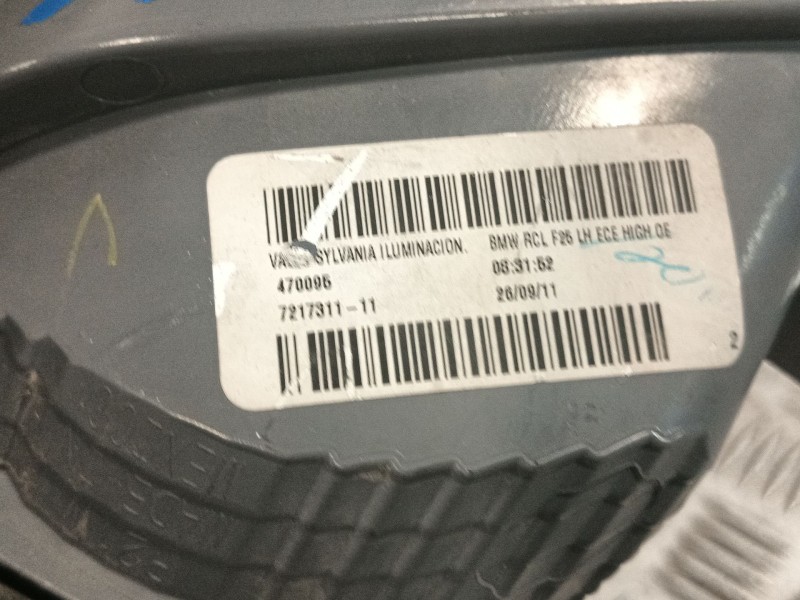Recambio de piloto trasero izquierdo para bmw x3 (f25) xdrive 20 d referencia OEM IAM 721731111  470096