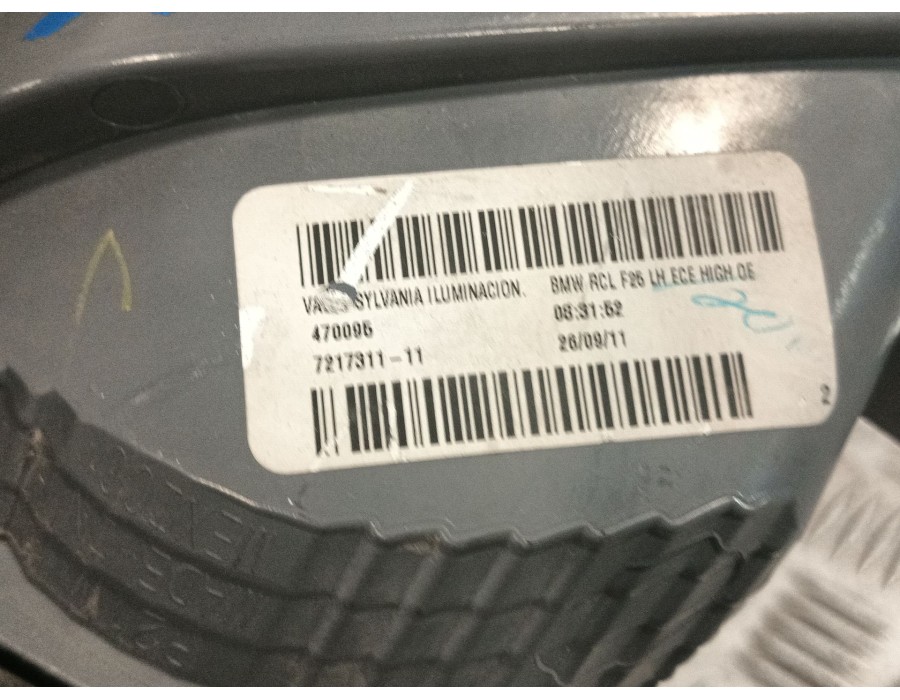 Recambio de piloto trasero izquierdo para bmw x3 (f25) xdrive 20 d referencia OEM IAM 721731111  470096