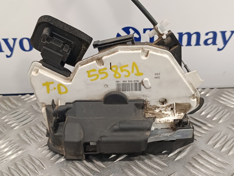 Recambio de cerradura puerta trasera derecha para volkswagen polo (6r1) 1.4 tdi referencia OEM IAM 6R4839016A  