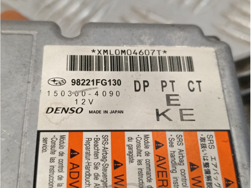 Recambio de centralita airbag para subaru impreza g12 2.0 diesel cat referencia OEM IAM 98221FG130  1503004090