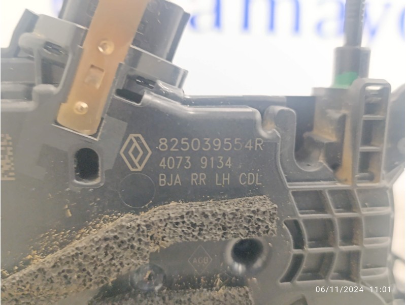 Recambio de cerradura puerta trasera izquierda para renault clio v 1.0 tce referencia OEM IAM 825039554R  40739134