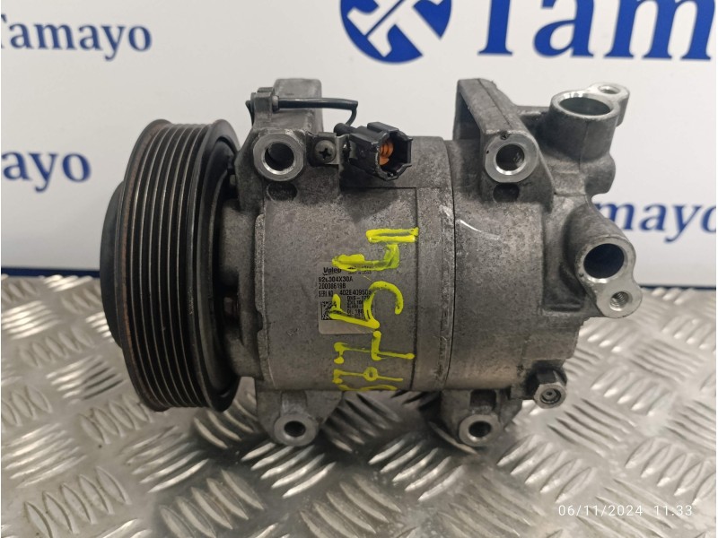 Recambio de compresor aire acondicionado para nissan nt400 cabstar (01/20214) referencia OEM IAM 926004X30A  
