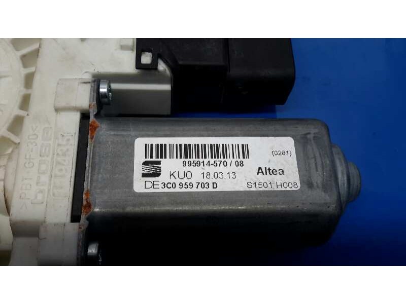 Recambio de motor elevalunas trasero izquierdo para seat altea xl (5p5) 2.0 tdi referencia OEM IAM 3C0959703D  995914570