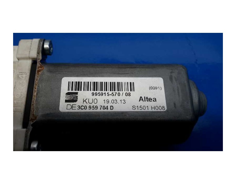 Recambio de motor elevalunas trasero derecho para seat altea xl (5p5) 2.0 tdi referencia OEM IAM 3C0959704D  995915570