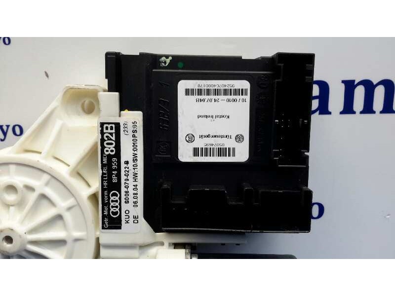 Recambio de motor elevalunas trasero derecho para audi a3 (8p) referencia OEM IAM 8P4959802B  0130822263