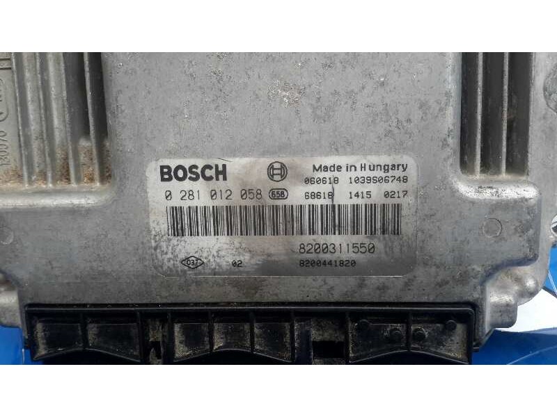 Recambio de centralita motor uce para renault espace iv (jk0) 2.2 dci turbodiesel referencia OEM IAM 0281012058 8200441820 82003