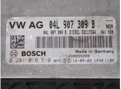 Recambio de centralita motor uce para volkswagen golf vii lim. 1.6 tdi dpf referencia OEM IAM 0281018510 EDC17C64 04L907309B 2