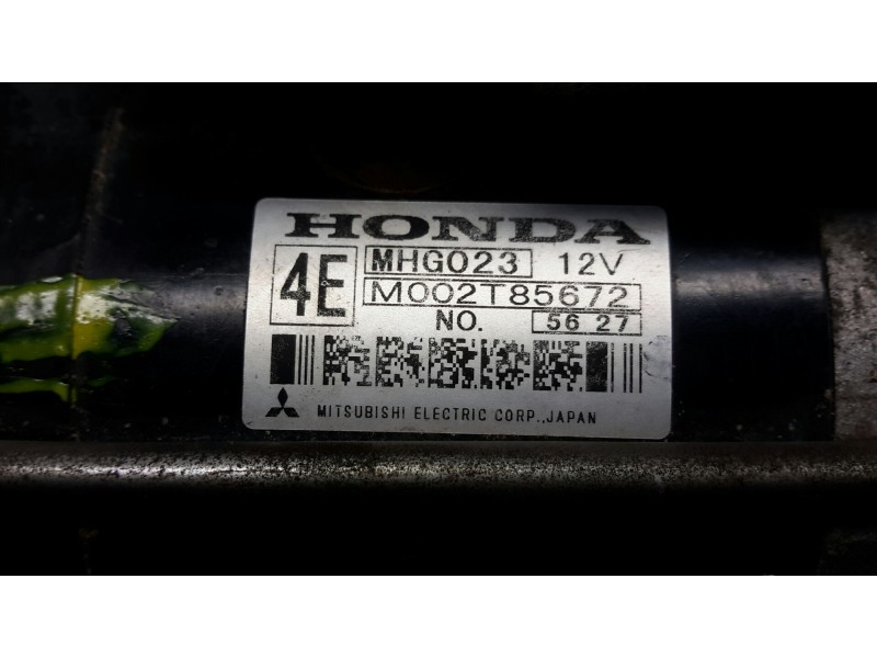 Recambio de motor arranque para honda cr-v (rd8) 2.2 ctdi referencia OEM IAM M002T85672  MHG023