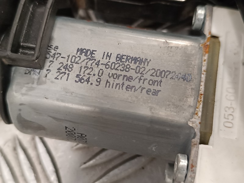 Recambio de elevalunas trasero derecho para bmw serie 5 lim. (f10) referencia OEM IAM 7182122F10S 72481720 7182122F10S