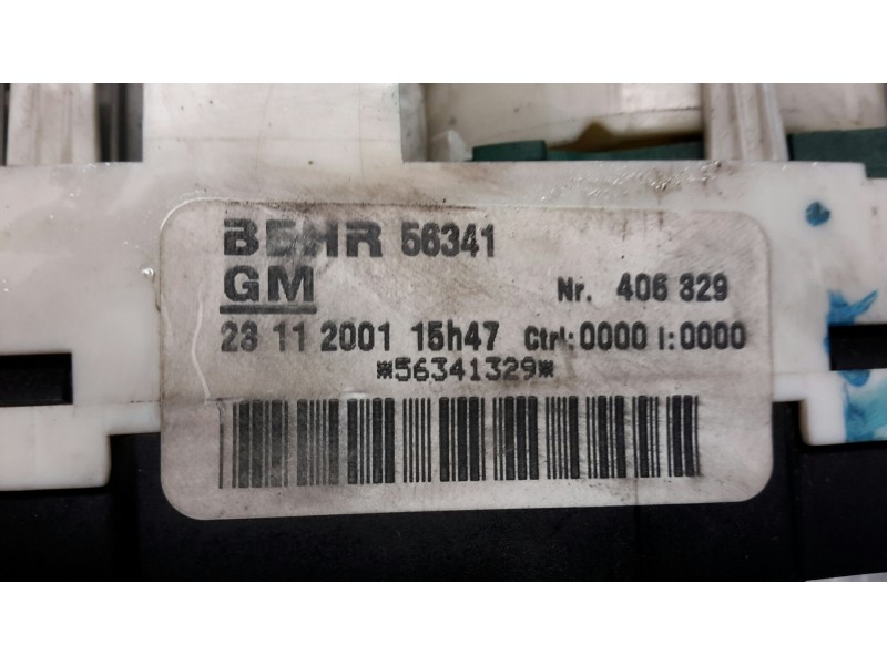 Recambio de mando calefaccion / aire acondicionado para opel zafira a 2.0 dti referencia OEM IAM 56341  90559839