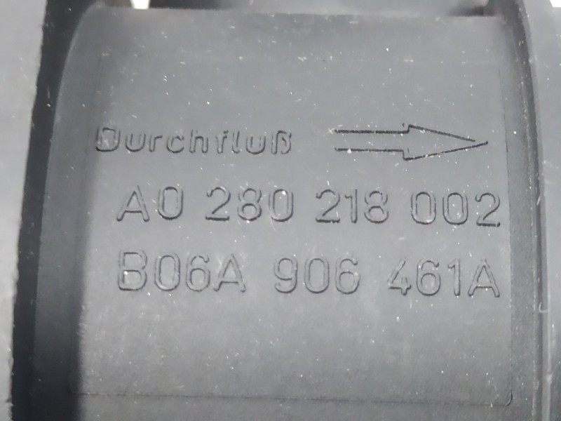 Recambio de caudalimetro para volkswagen bora variant (1j6) 2.0 referencia OEM IAM 0280218002 06A906461A A0280218002
