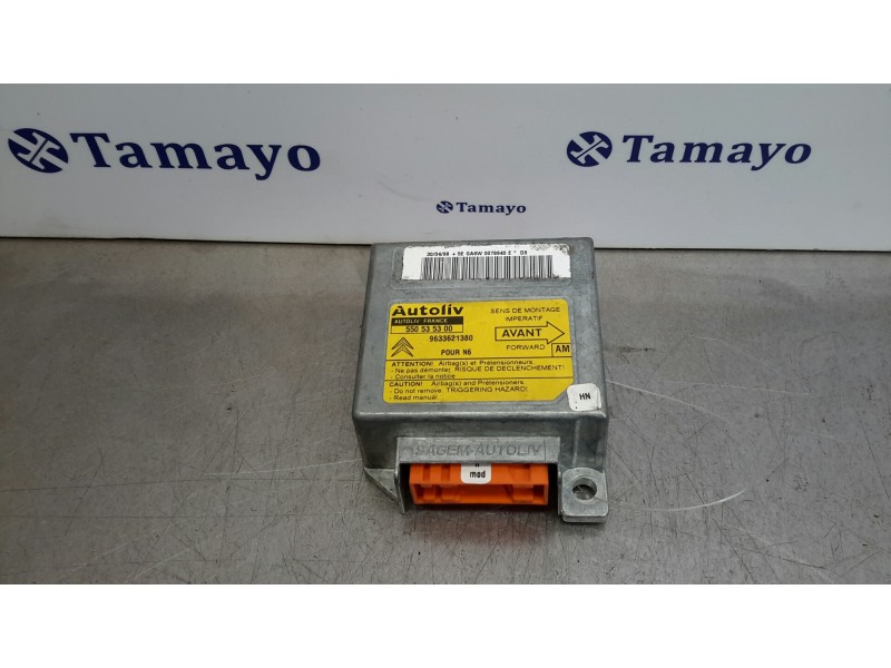 Recambio de centralita airbag para citroën xsara berlina 1.9 diesel referencia OEM IAM 550535300  9633621380