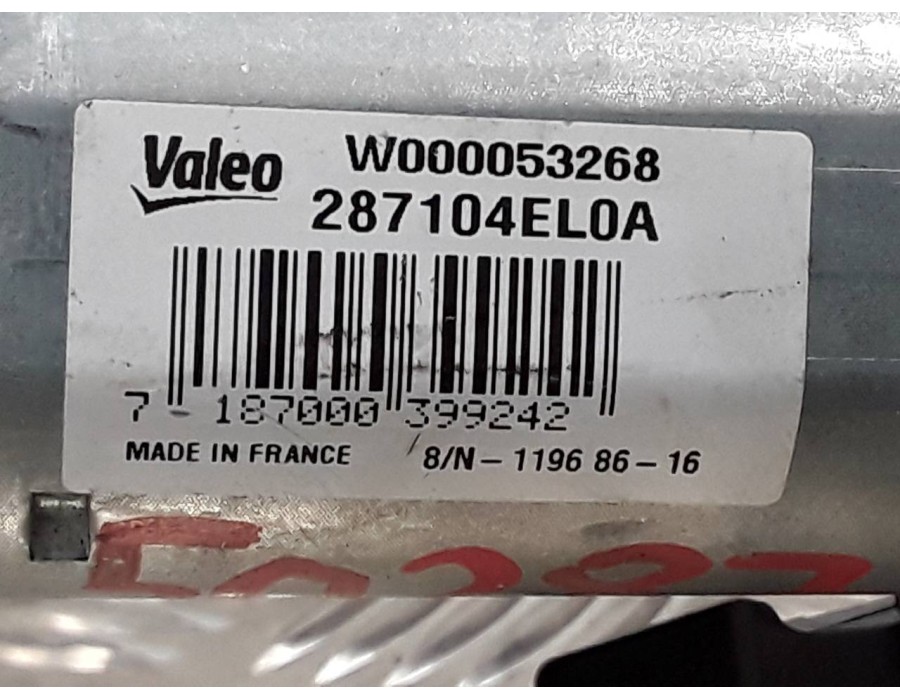 Recambio de motor limpia trasero para nissan qashqai (j11) 1.6 dci turbodiesel cat referencia OEM IAM 287104EL0A  