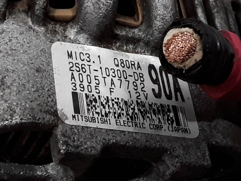 Recambio de alternador para mazda 2 berlina (dy) 1.4 cat referencia OEM IAM 2S6T10300DB  A005TA7792