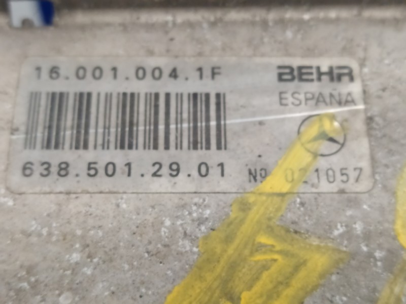 Recambio de intercooler para mercedes-benz vito (w638) combi referencia OEM IAM 160010041F  6385012901