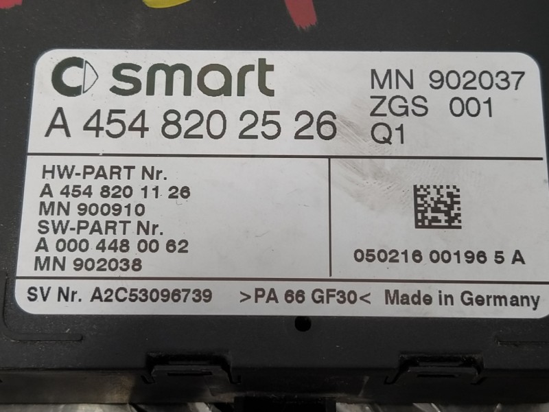 Recambio de modulo electronico para smart forfour básico (70kw) referencia OEM IAM A4548202526  A2C53096739