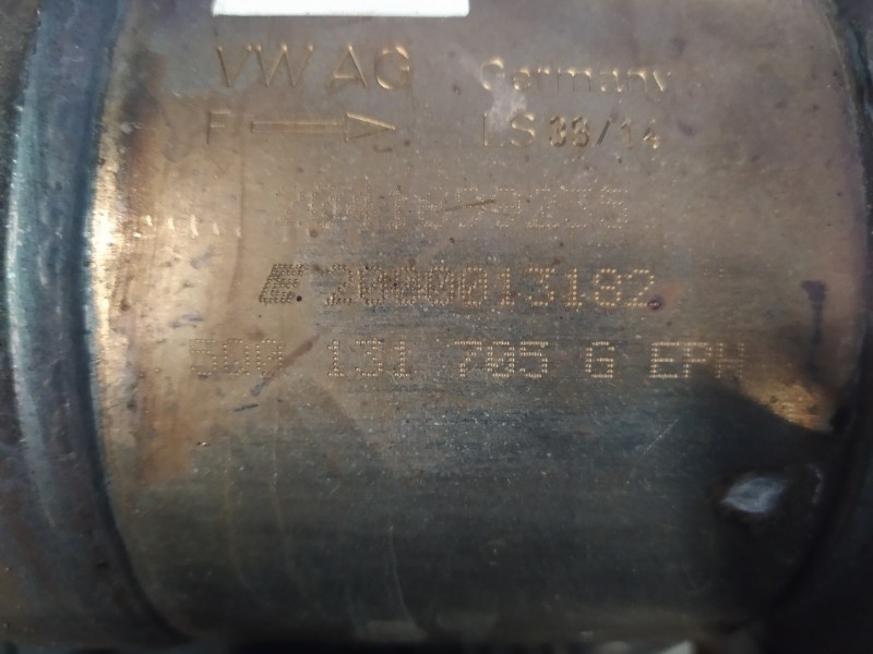 Recambio de catalizador para seat leon (5f1) 1.6 tdi referencia OEM IAM 04L131723AN 5Q0181BA 5Q0166AA