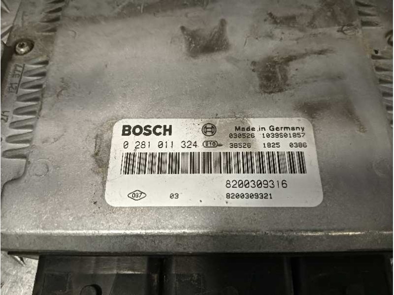 Recambio de centralita motor uce para renault scenic (ja..) referencia OEM IAM 0281011324 1039S01857 8200309321
