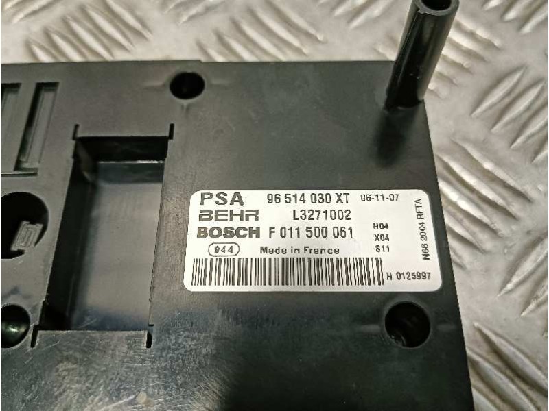 Recambio de mando climatizador para citroën xsara picasso referencia OEM IAM 96514030XT F011500061 L3271002