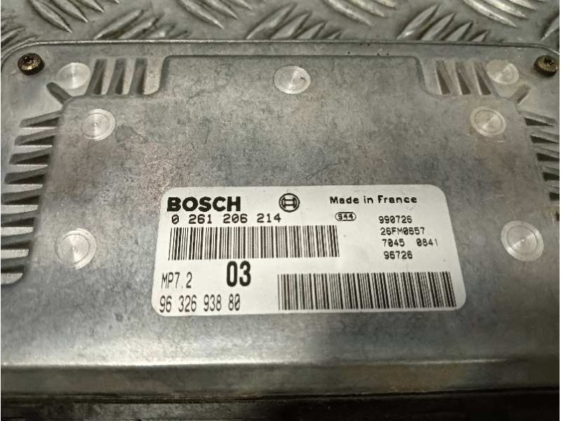 Recambio de centralita motor uce para citroën xsara berlina referencia OEM IAM 0261206214 26FM0657 9632693880