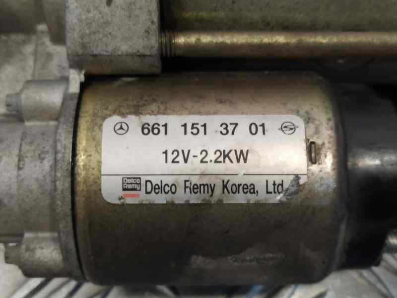 Recambio de motor arranque para ssangyong kyron 2.0 referencia OEM IAM 6611513701  